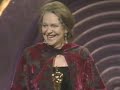 Geraldine Page Winning Best Actress Geraldine Page Winning Best Actress