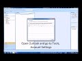 How to set up gmail in Outlook 2007
