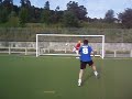 Chutando un Penalty a Kevin