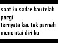 Lagu ini aku persembahkan bagi...