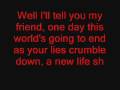 Lyrics and Song: Face Down
