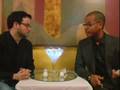 Producer Oscar Joyner chats with Broadway Bob at B. Smiths NYC