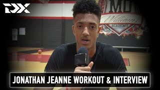 Jonathan Jeanne NBA Pre-Draft Workout and Interview