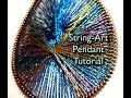 String-Art Pendant (Peruvian Thread Earings)