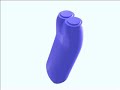 NURBS modeling a dual blade shaver