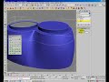 NURBS modeling a dual blade shaver