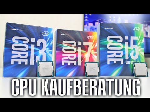 CPU KAUFBERATUNG - i3 vs. i5 vs. i7 | Gaming & Videoschnitt