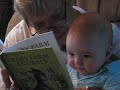 Grandma reading to Luke