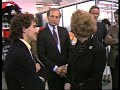 margaret thatcher   alain prost talk at the mclaren factory