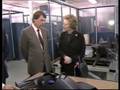 Margaret Thatcher & Alain Prost talk at the Mclaren factory