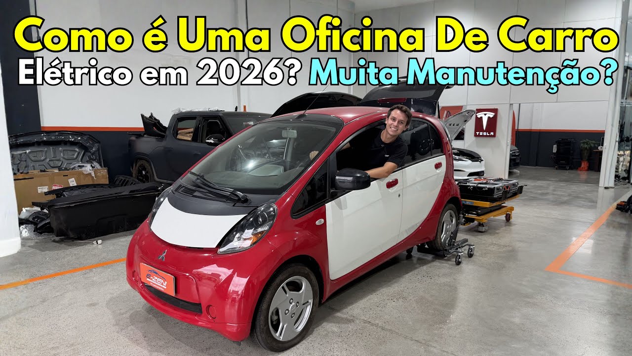 Como é uma Oficina de Carro Elétrico em 2026? Muita Manutenção? Bom Negócio?