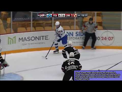 Aydar Suniev - BCHL Showcase - Puck Protection + Offensive Zone Domination