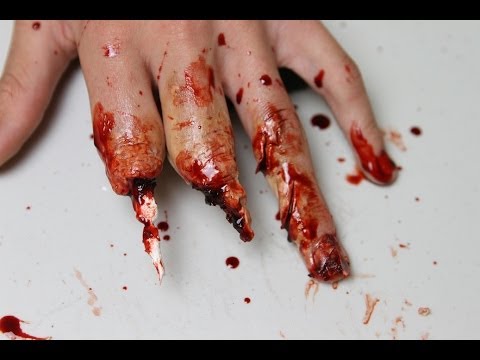 Mutilated Hand Makeup (Using Wax) Tutorial | Freakmo