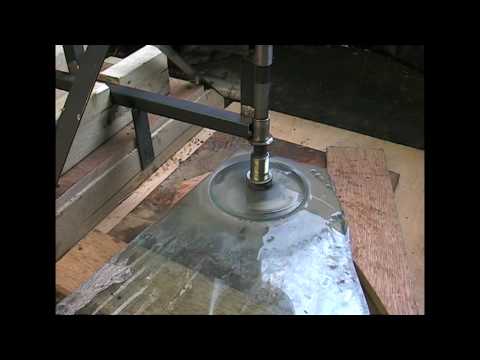 Cutting a 6 inch disk from 19mm glass for telescope mirror