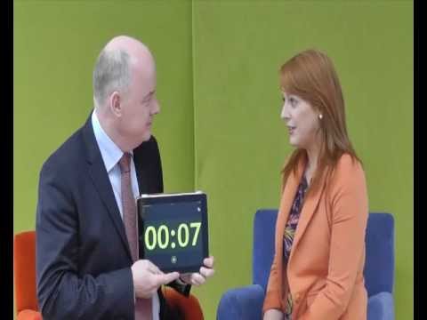 Naomh McElhatton, Digital Advertising NI, takes the 60 second challenge with Omagh Enterprise