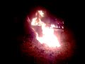 First Base on fire