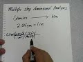 Multiple Step Dimensional Analysis