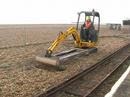 Mini Digger Training Volks Electric Railway Glyn Davies test