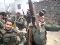 Syrian Army Soldiers Celebrating A Victory View Video