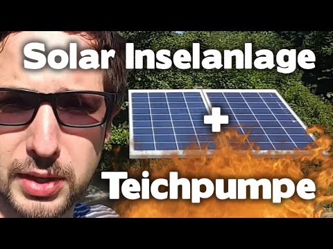 12V 200W Solar Inselanlage für Garten und 8400L/h Teichpumpe - eBikeundSo