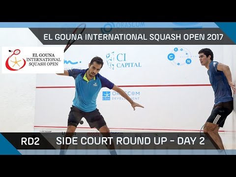 Squash: Side Court Round Up - El Gouna International 2017 Rd2 - Day2