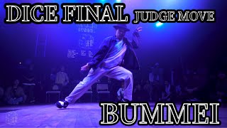 Bummei – DICE FINAL JUDGE MOVE