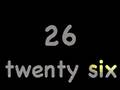 numbers 21 to 32 - números 21 ao 32