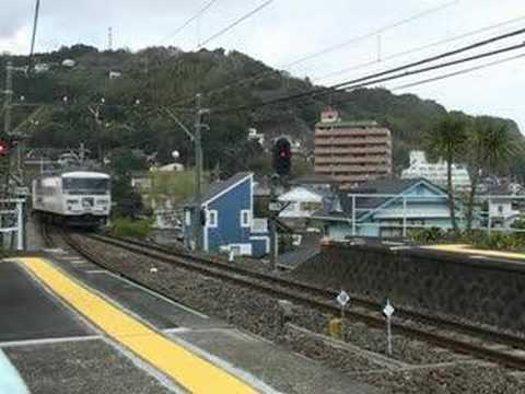 Ltd. Exp. "Odoriko" on Izukyu Line, 伊豆急線内の特急踊り子号185系