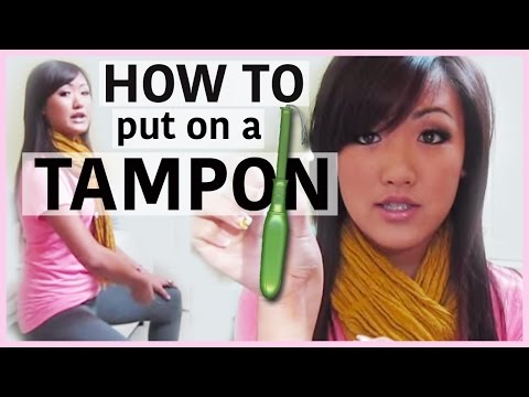 how to properly use a tampon