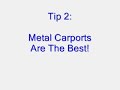 Metal Carports - Steel Carport Kit Tips