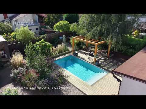 Video Prodej RD 3+kk, bazén, pergola, terasa - Dobříč, Praha západ - Oáza klidu a soukromí na hranici Prah