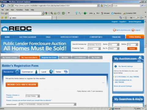 how to bid on reo property