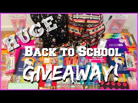 Huge Back to School Giveaway