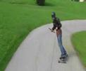 Freebord.de - (Walchsee Pyro hinter Auto)