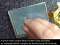 Touch screen controller for PIC microcontroller