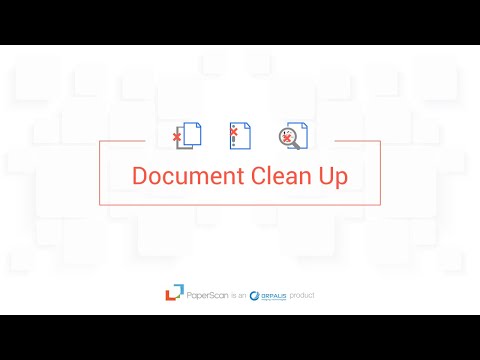 Paperscan Video Guide Episode 4 Document Cleaning, Filters & more!