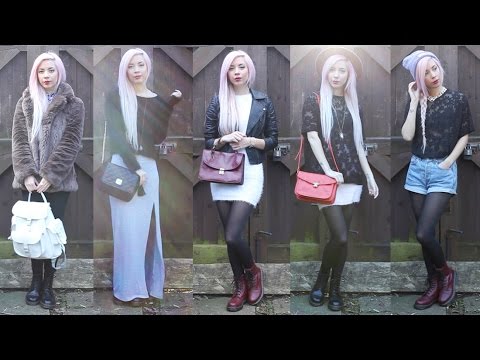 how to style purple dr martens