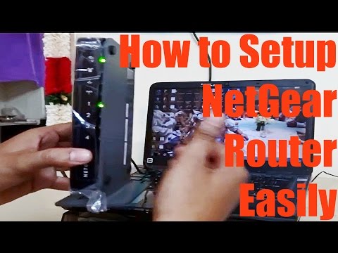 how to setup netgear wireless-n 300 router