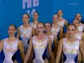 synchronized swimming -australian team, 2007 fina world championship. melbourne, australia