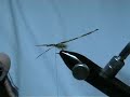 Tying caddis pupa