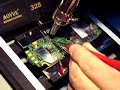 Desoldando chip con Estaci�n de soldadura