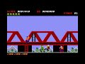 (imagine 1986) take on the might of the enemy's forces to rescue the captives in this cold war platformer. run, jump and shoot your way past their troops to reach your goal. any collisions means instant death so it turns out to be quite a job - especially when some of your opponents are armed with guns while you are only armed with your trusty combat knife. luckily, if you manage to bump off a passing handyman you can pick up new weapon, albeit with limited ammunition, such as a flamethrower or a bazooka, which prove to be considerably useful in a sticky situation. a nice looking game with limited sound. level 1 and 2, enjoy !