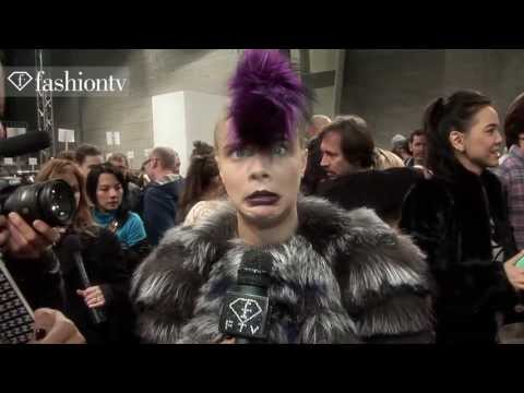 MODEL TALKS - Cara Delevingne: Model Talk at Fall/Winter 2013-14 Fashion Week http://www.FashionTV.com/videos MILAN - FashionTV highlights fashion's