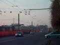 una breve ripresa del tratto in cui c'è ancora l'antica catenaria filoviaria anni '60Ex linea 6 ora linea 11 - strada del Canaletto -19 Gennaio 2008