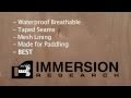 Features of the Immersion Research Zephyr Jacket and Pants