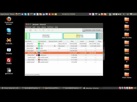 how to partition linux