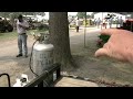 the fuel, water and exhaust system explained on stan ellerbeck's 1869 12 hp gibbs & sterrett engine converted from steam to gas with a bessemer cylinder.