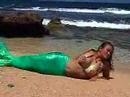 Maui Mermaids Mira sunbathing