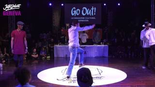 Philboog & Julien vs Yann & Popping Flow – JUSTE DEBOUT GENEVA 2017 POPPING FINAL