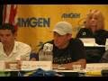 Armstrong had a heated discussion with former pro Paul Kimmage.